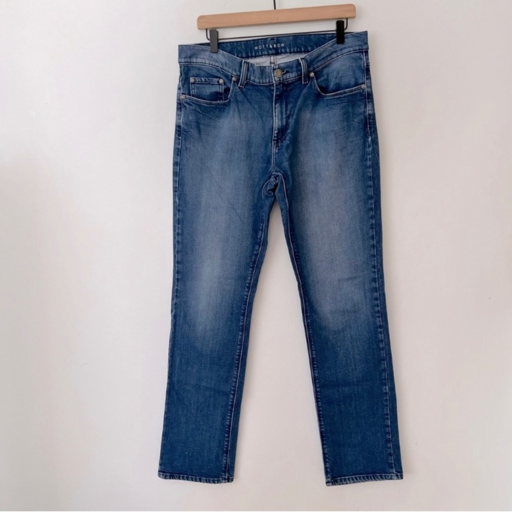 Mott & Bow Straight Leg Jeans Ludlow Men’s Size 33x34